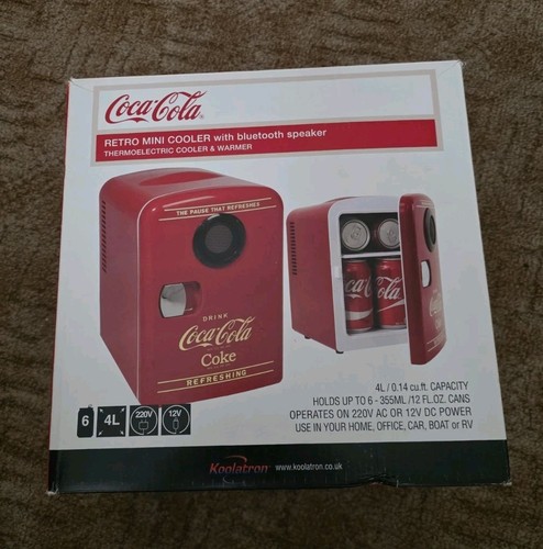 Coca cola mini fridge - 4l,